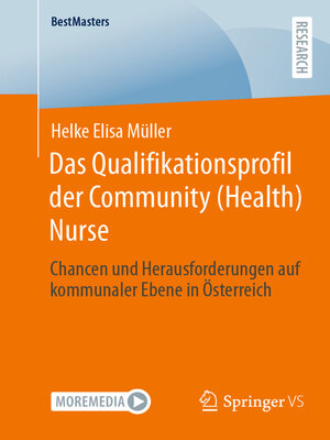 cover image of Das Qualifikationsprofil der Community (Health) Nurse